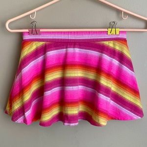 ❣️2/$15❣️EUC Girls Lrg striped Children’s Place skort